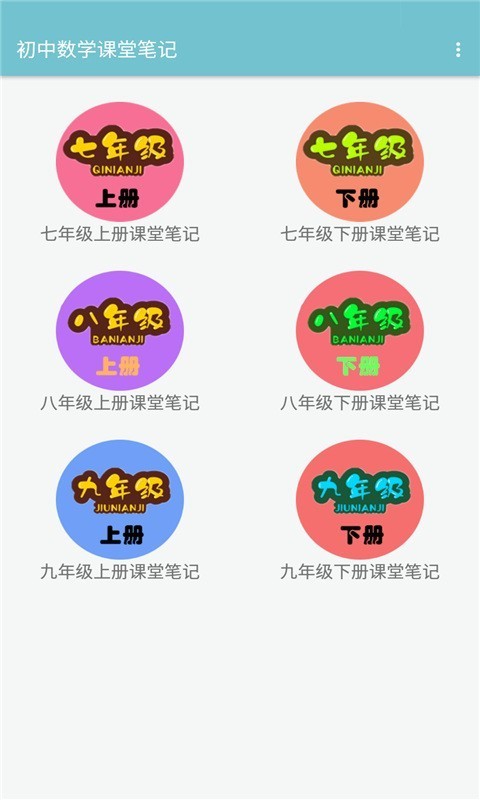 初中数学课堂笔记最新版