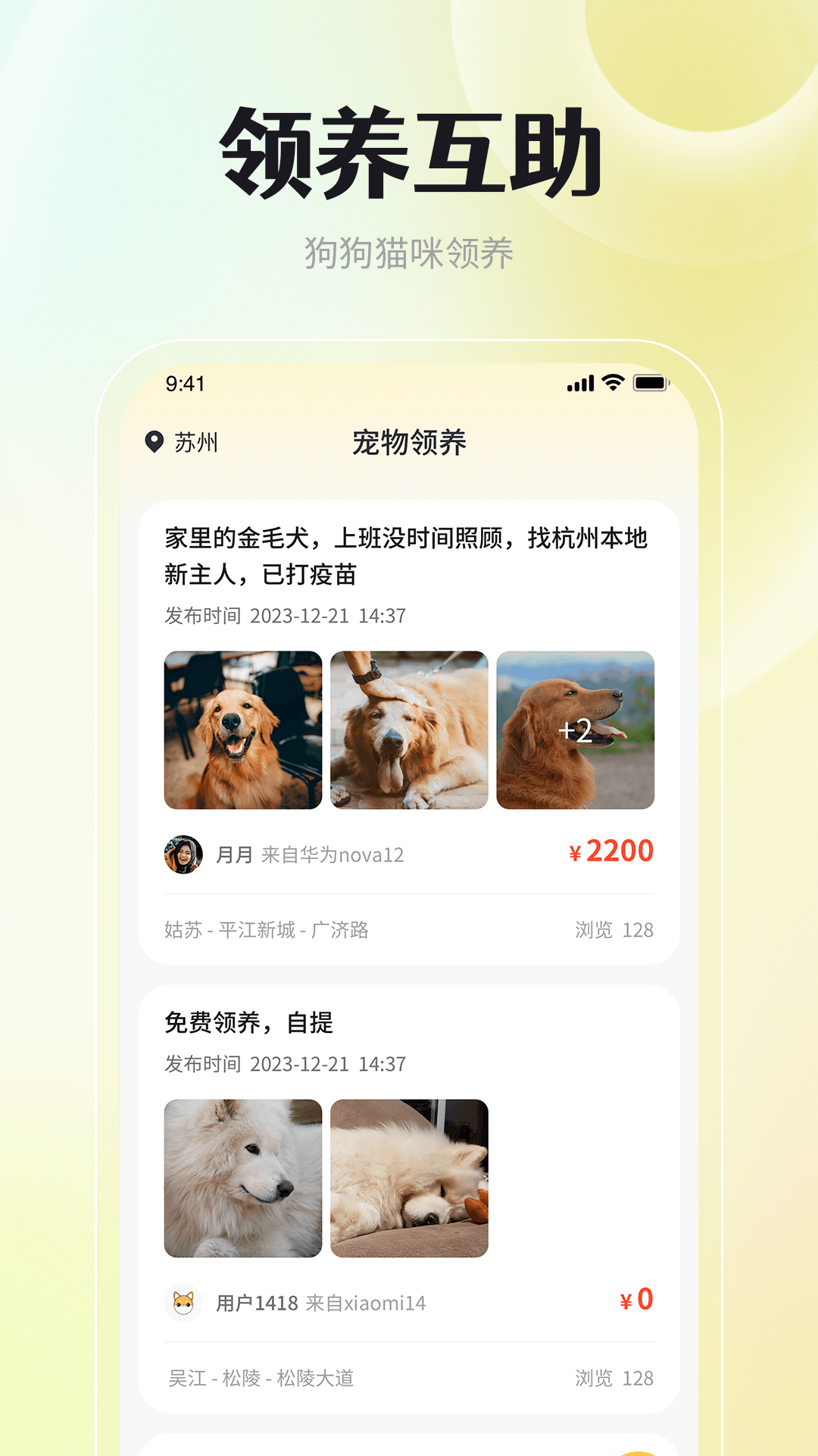 宠物领养互助最新版