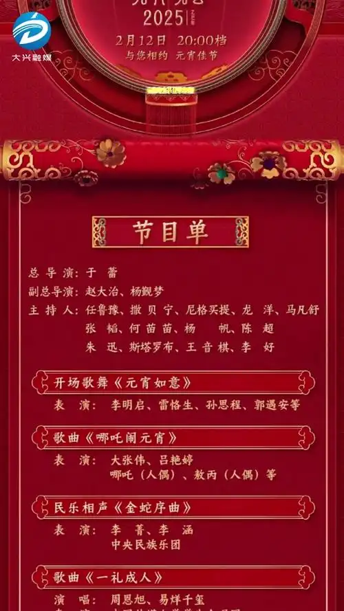 如何观看2025央视元宵晚会直播回放