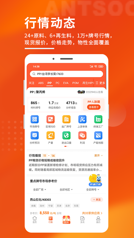 俺搜塑料行情安卓版