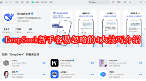 DeepSeek新手常忽视的4大技巧是哪些