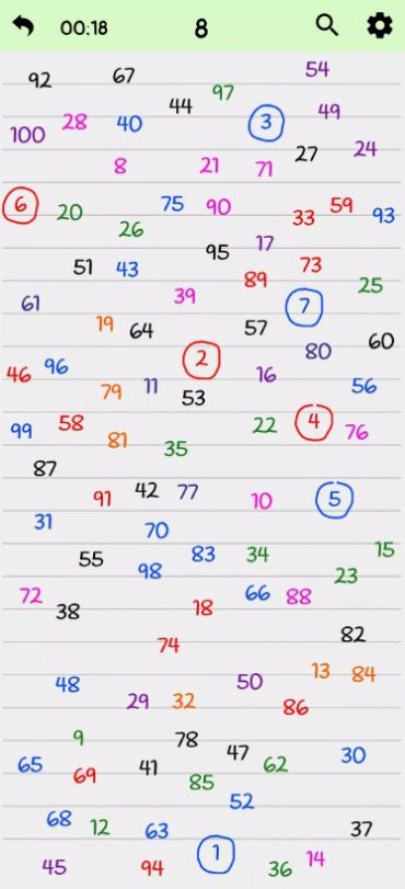 找出数字到手机版