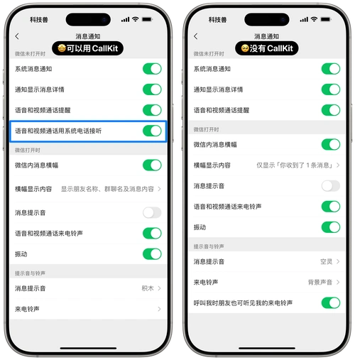 怎样在iOS微信开启CallKit教程