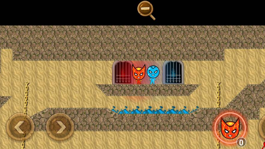 森林冰火人神庙逃亡冒险手机版