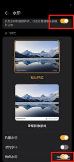 荣耀手机相机水印如何设置时间地点