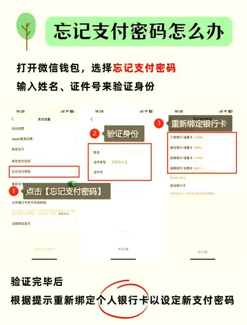 支付改密码如何操作