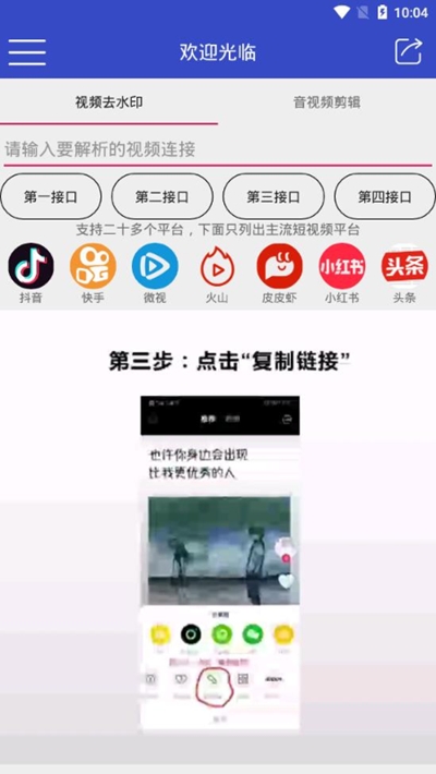 聚合短视频解析纯净版